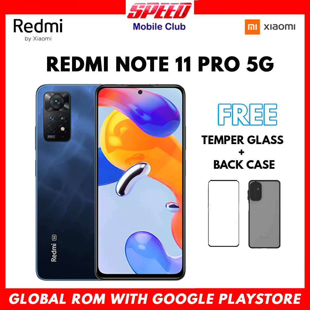 Xiaomi Redmi Note 11 Pro 5G | NFC | 8GB+128GB | Global ROM | Brand New with Warranty | FREE TEMPER GLASS+BACK CASE OR DISCOUNT PRICE