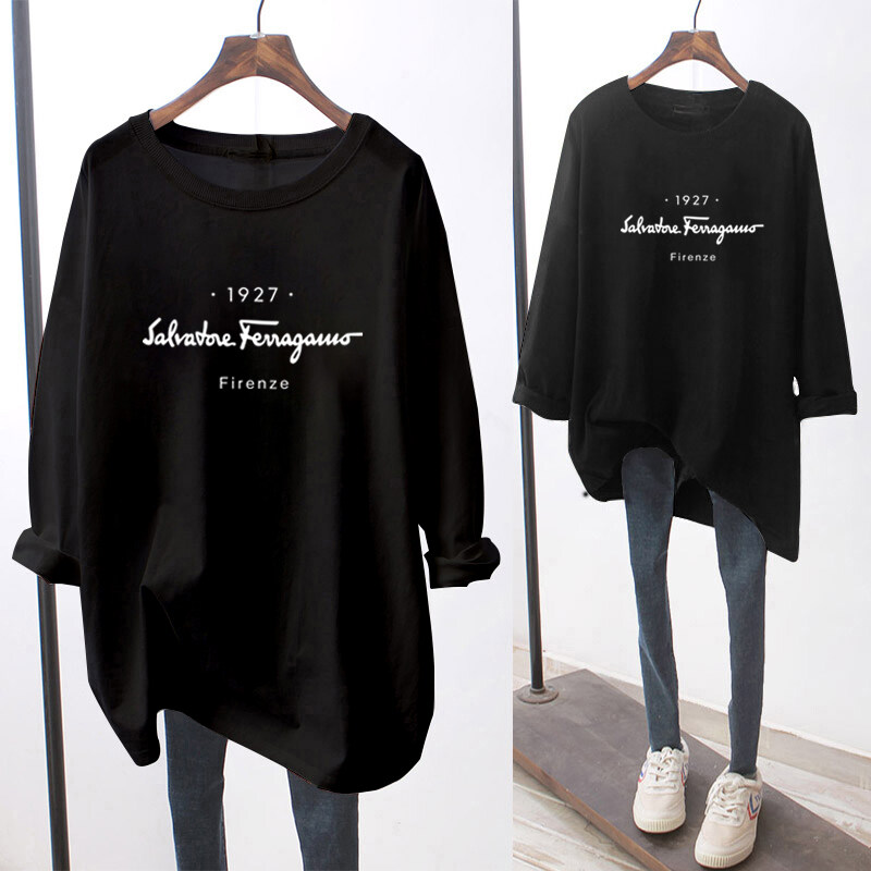 Ready Stock 2021 summer women /Men clothes Oversized Unsex long sleeve t shirt loose clothing Korean style Plus Size Tee