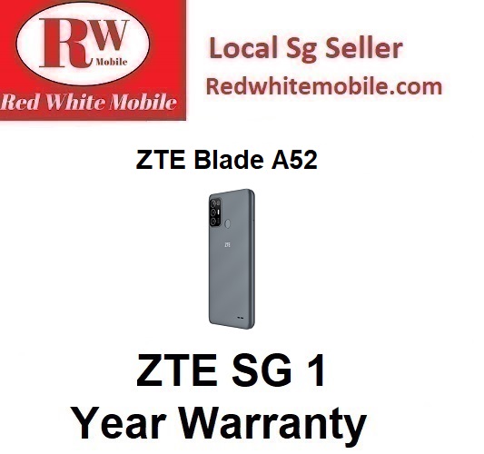 ZTE Blade A52 4/64GB-ZTE SG 1 Year Warranty