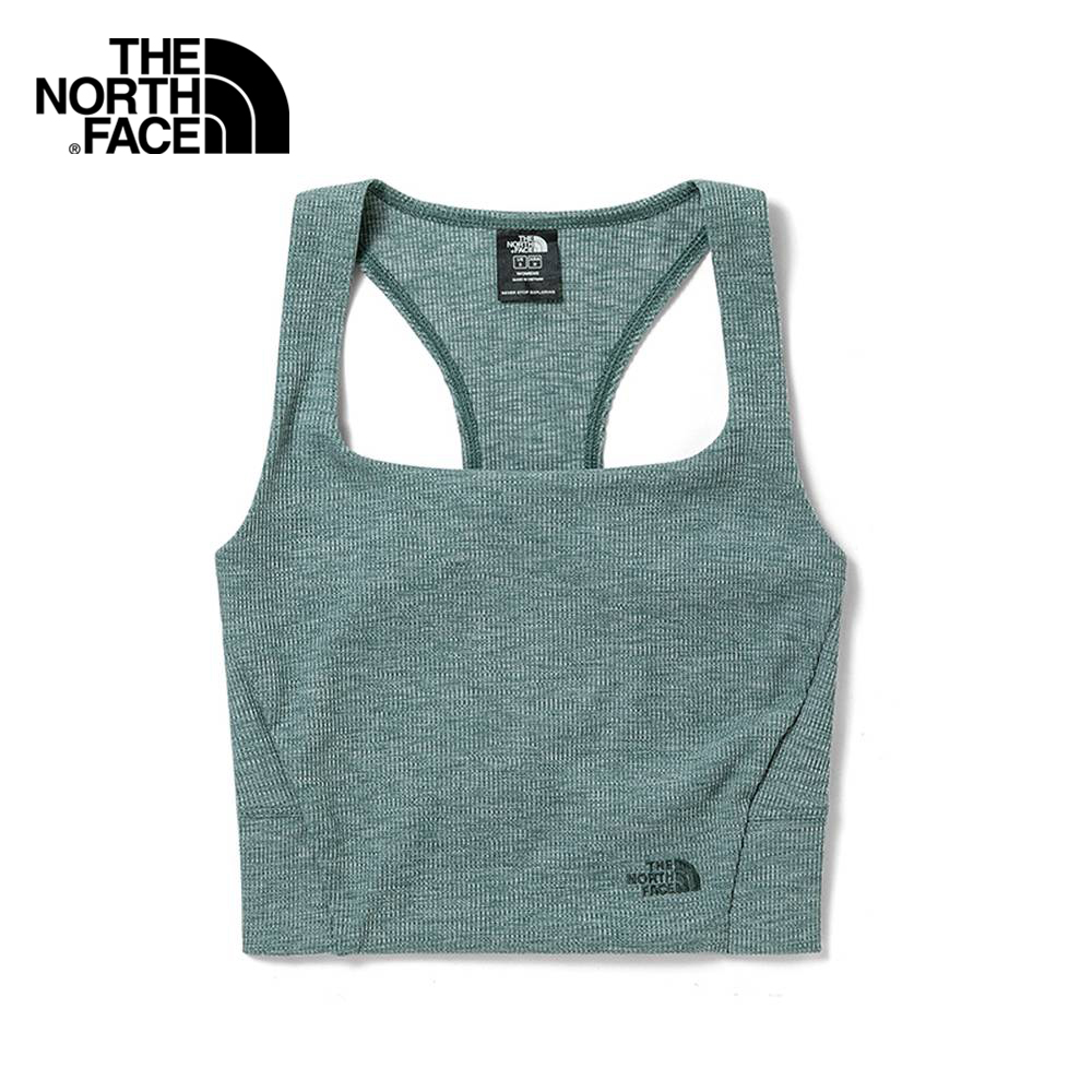 The North Face Women EcoActive Ruby Hill Rib Knit Tank - Balsam Green Heather